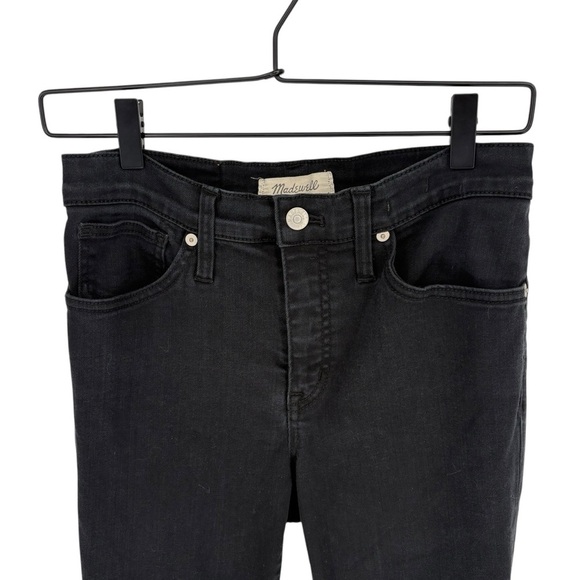 Madewell Women's 9” High-Rise Black Skinny Jeans - Picture 4 of 11